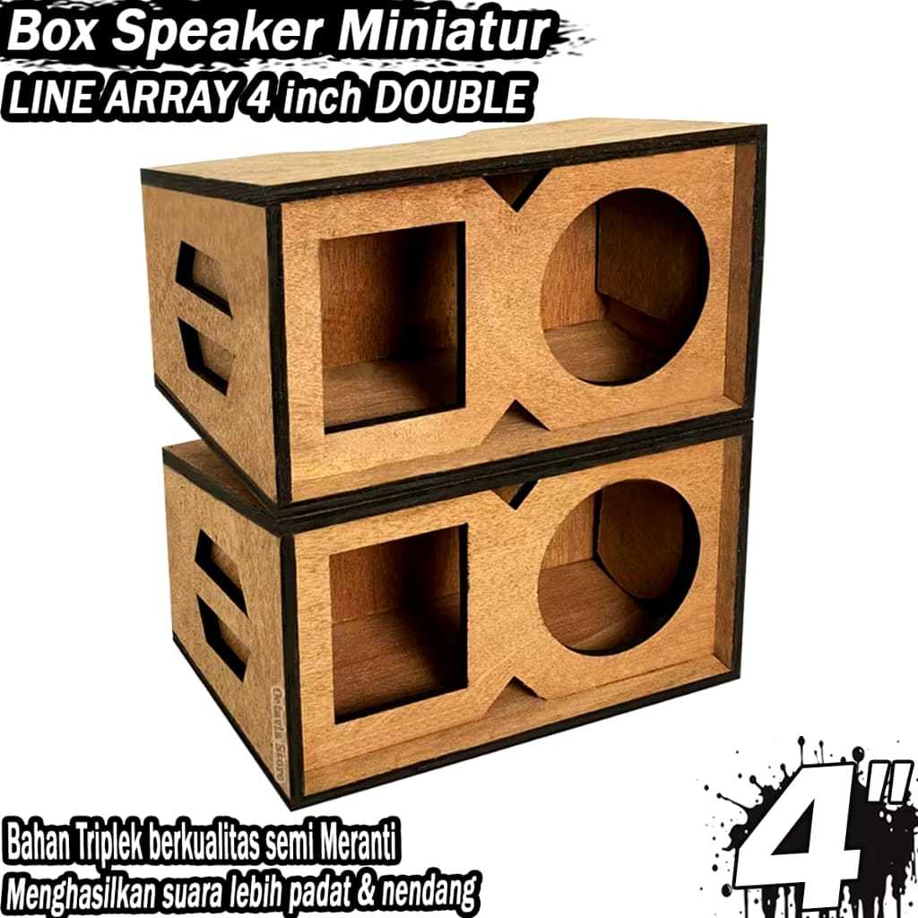 Jual Box Speaker Miniatur Line Array 4 INCH | Shopee Indonesia