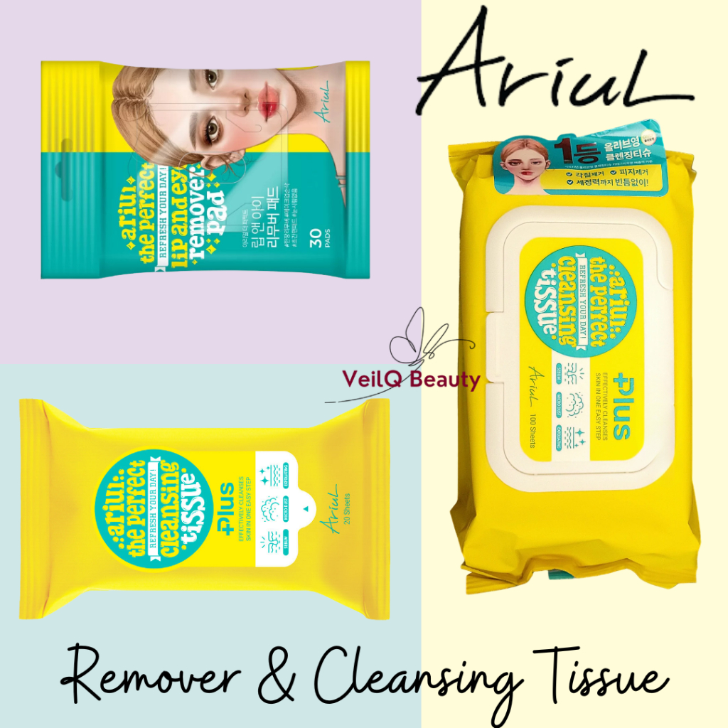 Ariul Lip And Eye Remover Pad Exfoliating Cleansing Tissue