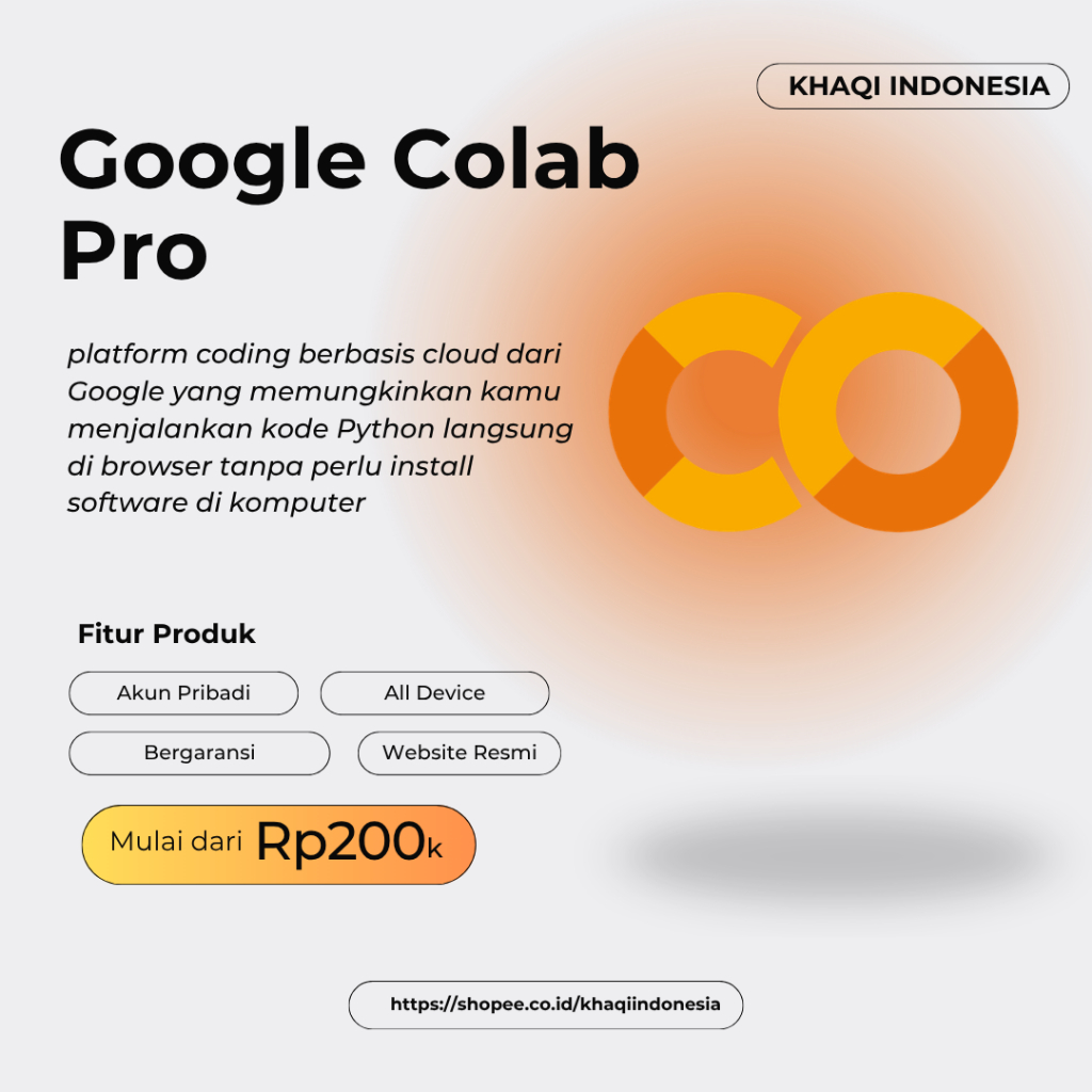 Jual Colab Pro / Pro+ | GPU Cloud Python Notebook | AI Machine Learning ...
