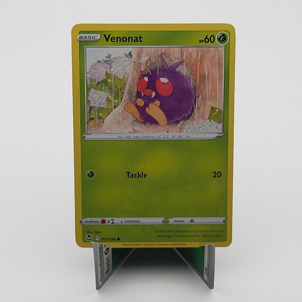 Jual Kartu TCG Pokemon EN Original Venonat ST Silver Tempest 001/195 |  Shopee Indonesia