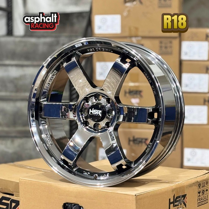 Jual Velg Mobil R18 Black Chrome Te37 Cocok Untuk Raize Rocky Jazz ...
