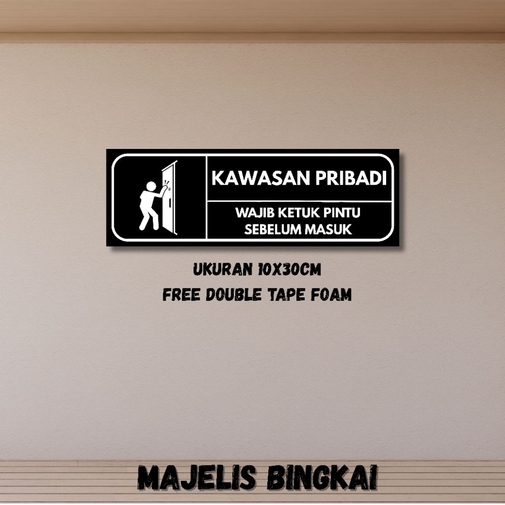 Jual Hiasan Dinding Sign Board Unik Lucu Aesthetic 30x10cm - Papan ...