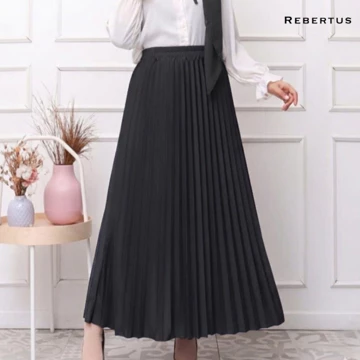 Rok Plisket Wanita Panjang Premium Rebertus Sofia
