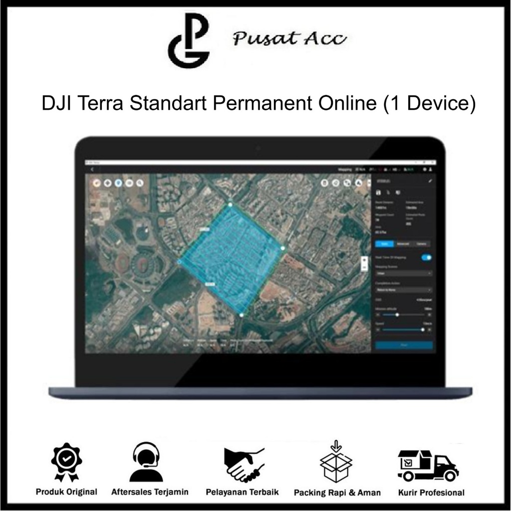 Jual DJI Terra Drone Software Mapping Pemetaan Agriculture Pertanian ...