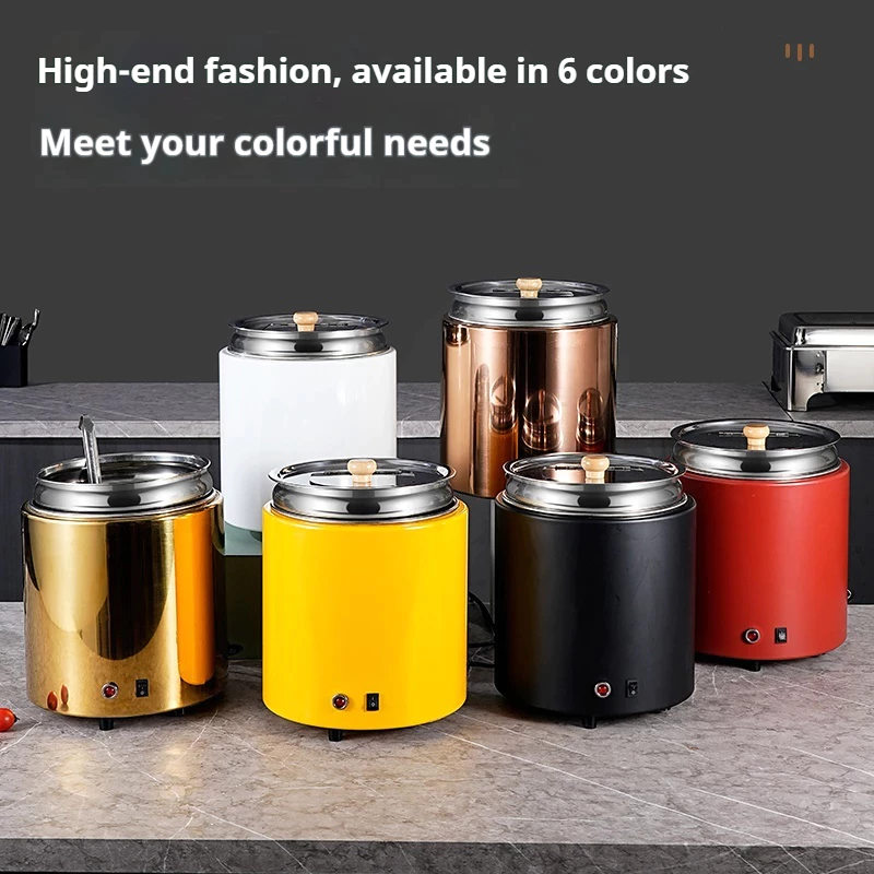 hotel catering electric soup pot/stainless steel electric soup maker/electric porridge soup maker/Electrick Soup Warmer / Panci penghangat bubur dan sup/ Electric Soup Warmer Elektrik13L - foto 1