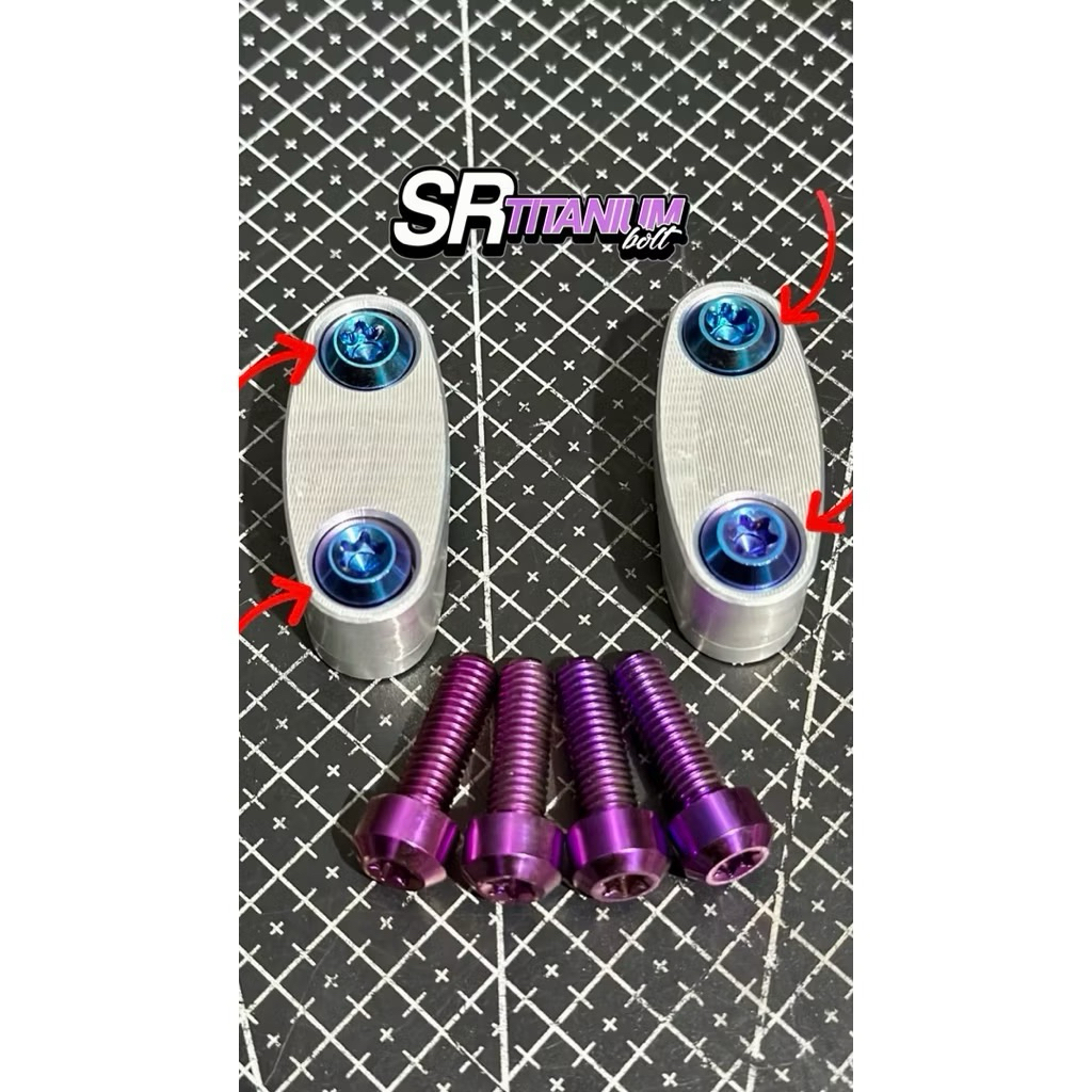 Jual Baut Titanium Raiser Riser Rx king rxs Ninja Vixion CB PCX ...