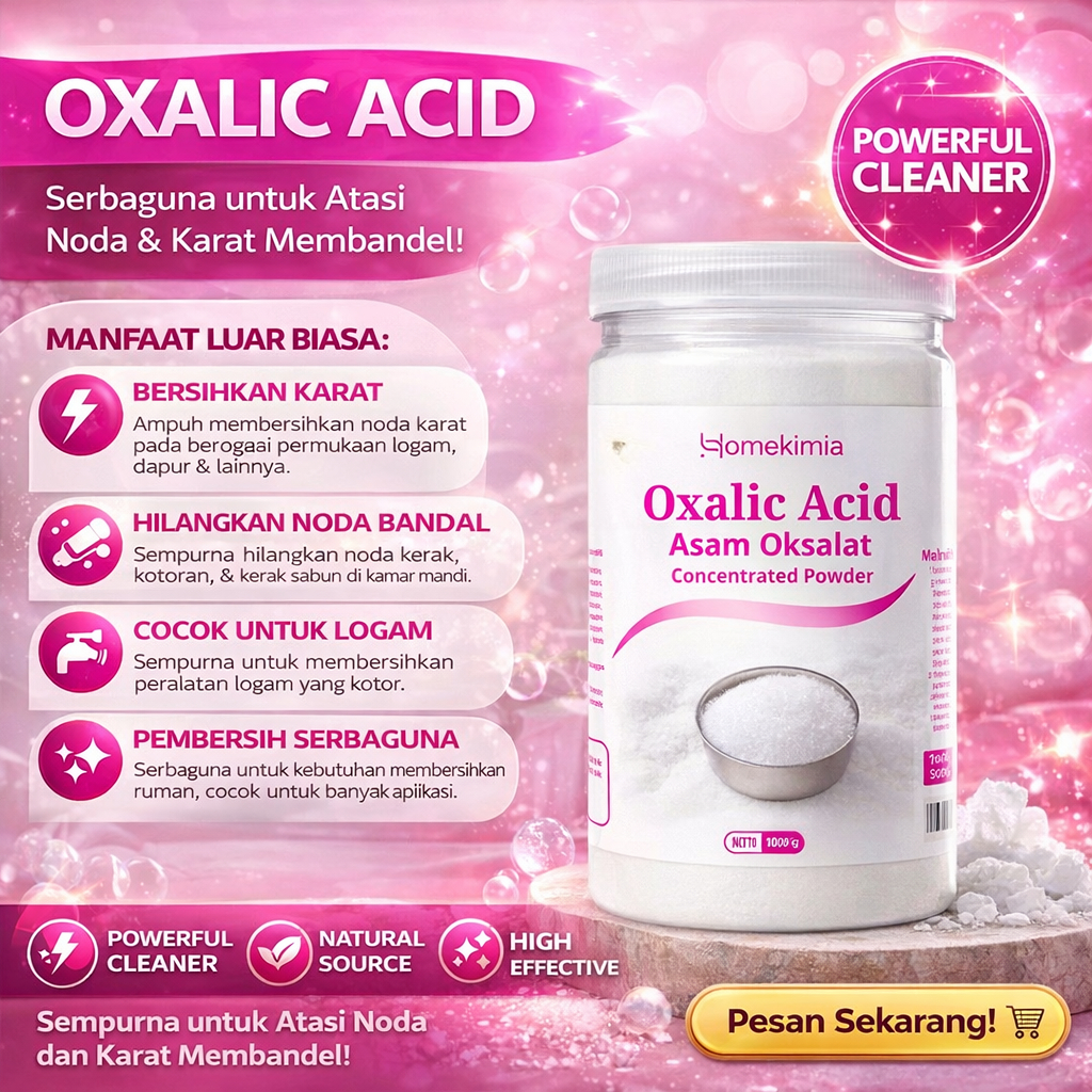 Jual Home Kimia Oxalid Acid - Pembersih Kamar Mandi Ampuh Anti Ribet ...