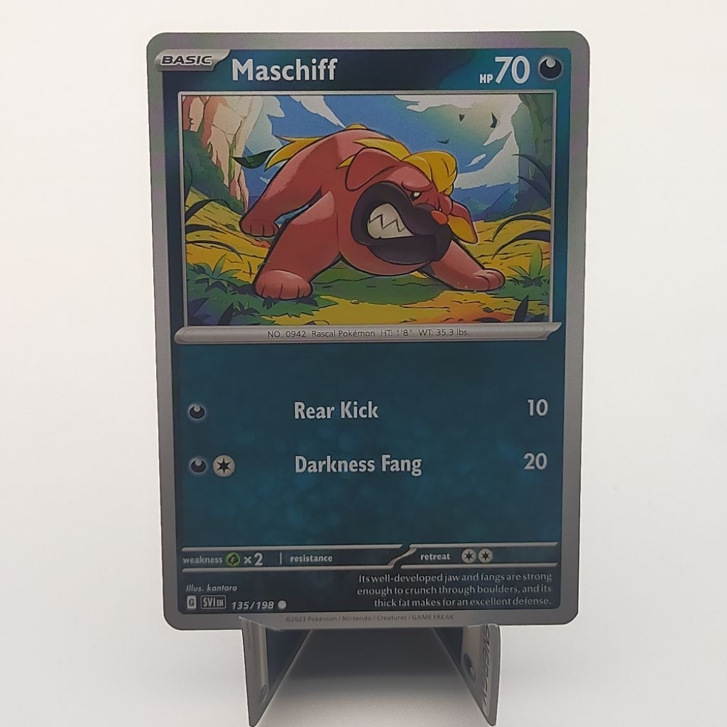 Jual Kartu TCG Pokemon EN Original Maschiff SVI 135/198 | Shopee Indonesia