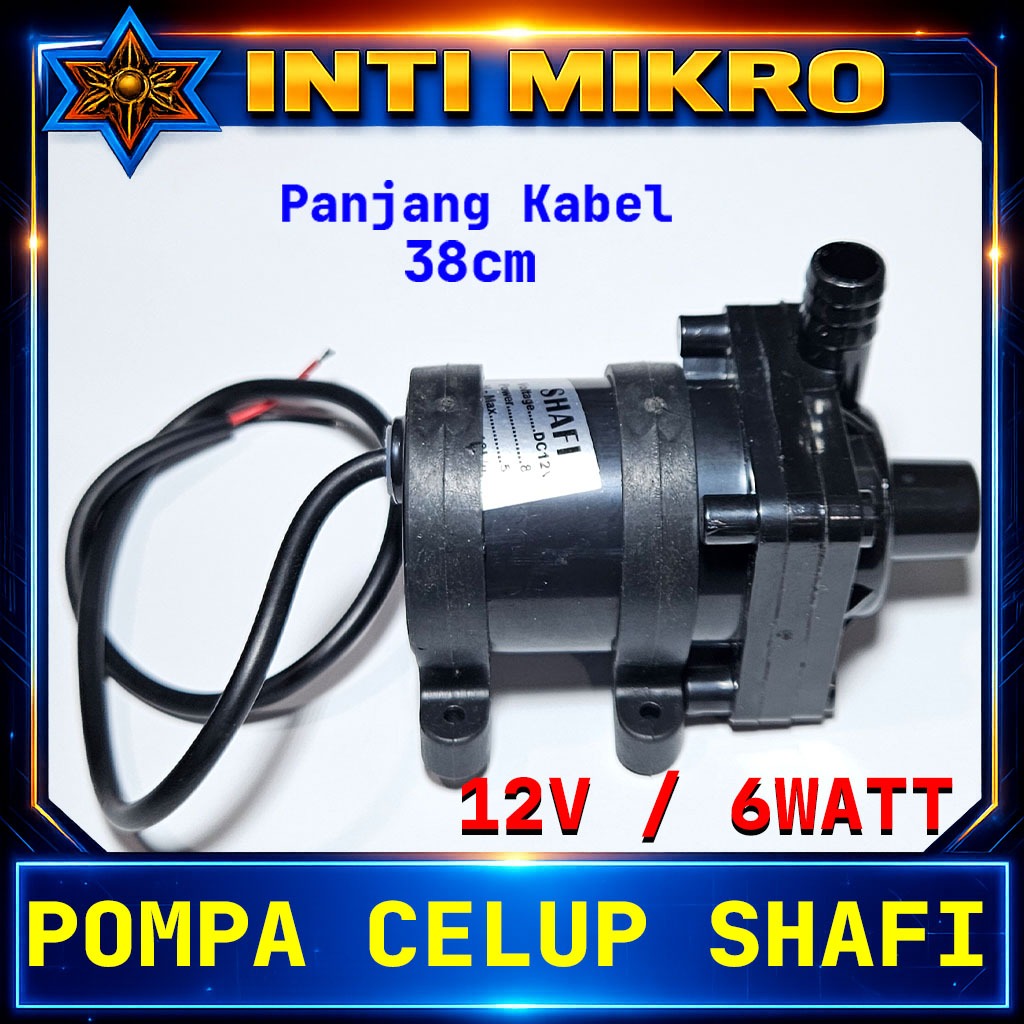 Jual Pompa Pump Celup Air Solar Shafi 10l/m 12V DC 6W 10 Liter/Menit ...