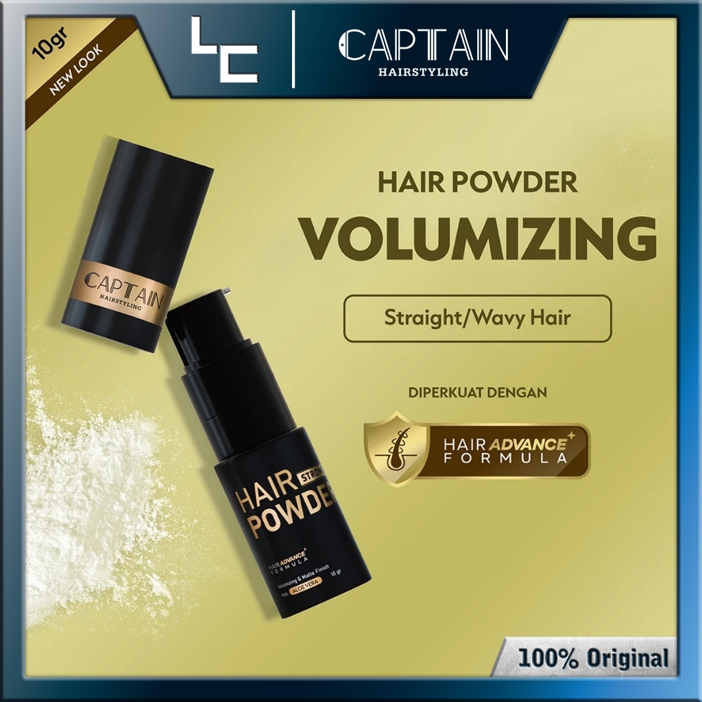 Jual Captain Hairstyling Hair Powder 10gr | Shopee Indonesia