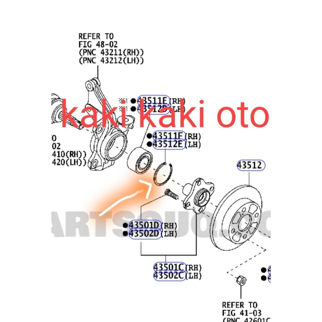 Jual Snap ring snapring bearing lahar ring kancing bearing roda depan ...