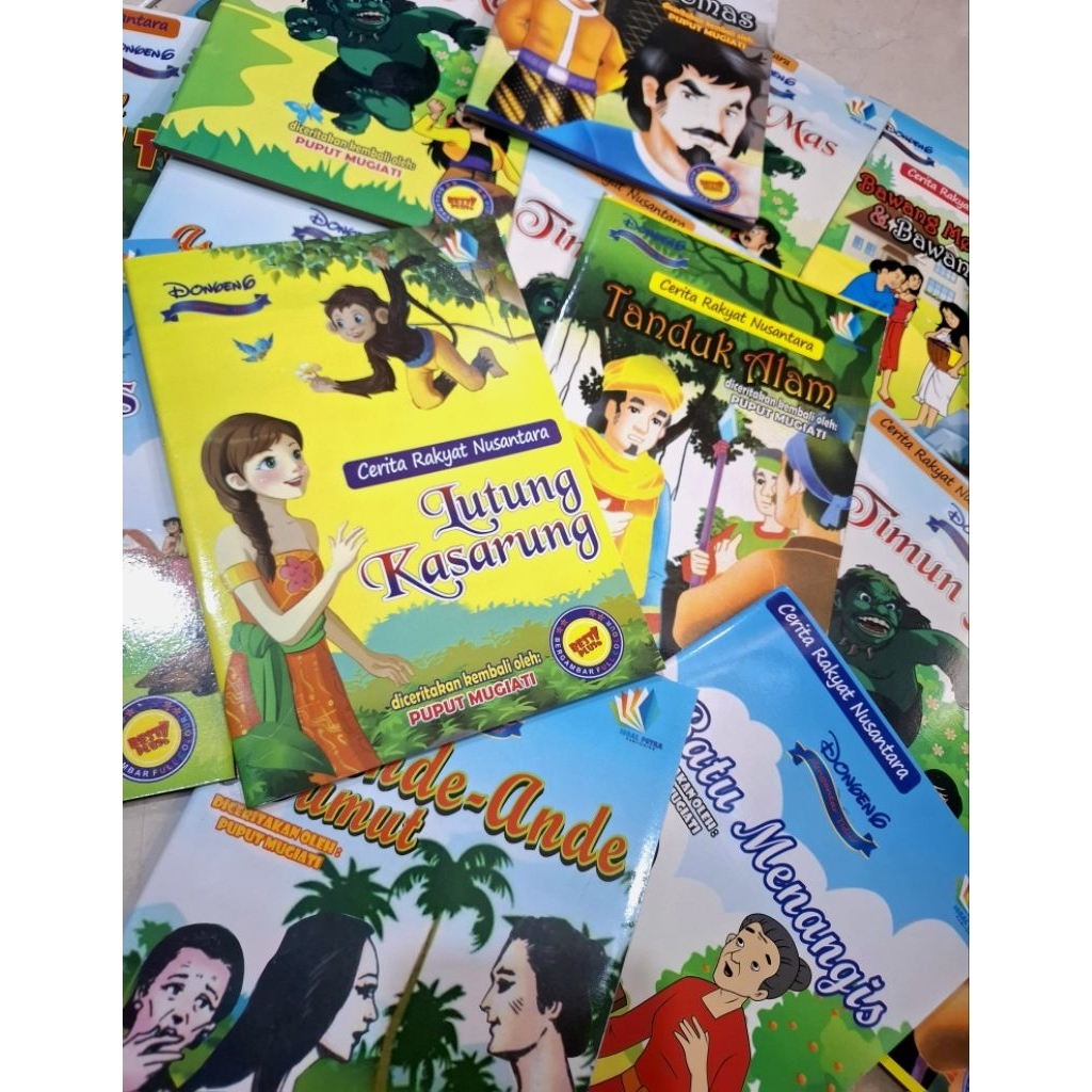 Jual DONGENG ANAK RANDOM / CERITA RAKYAT NUSANTARA / FULL COLOR ...
