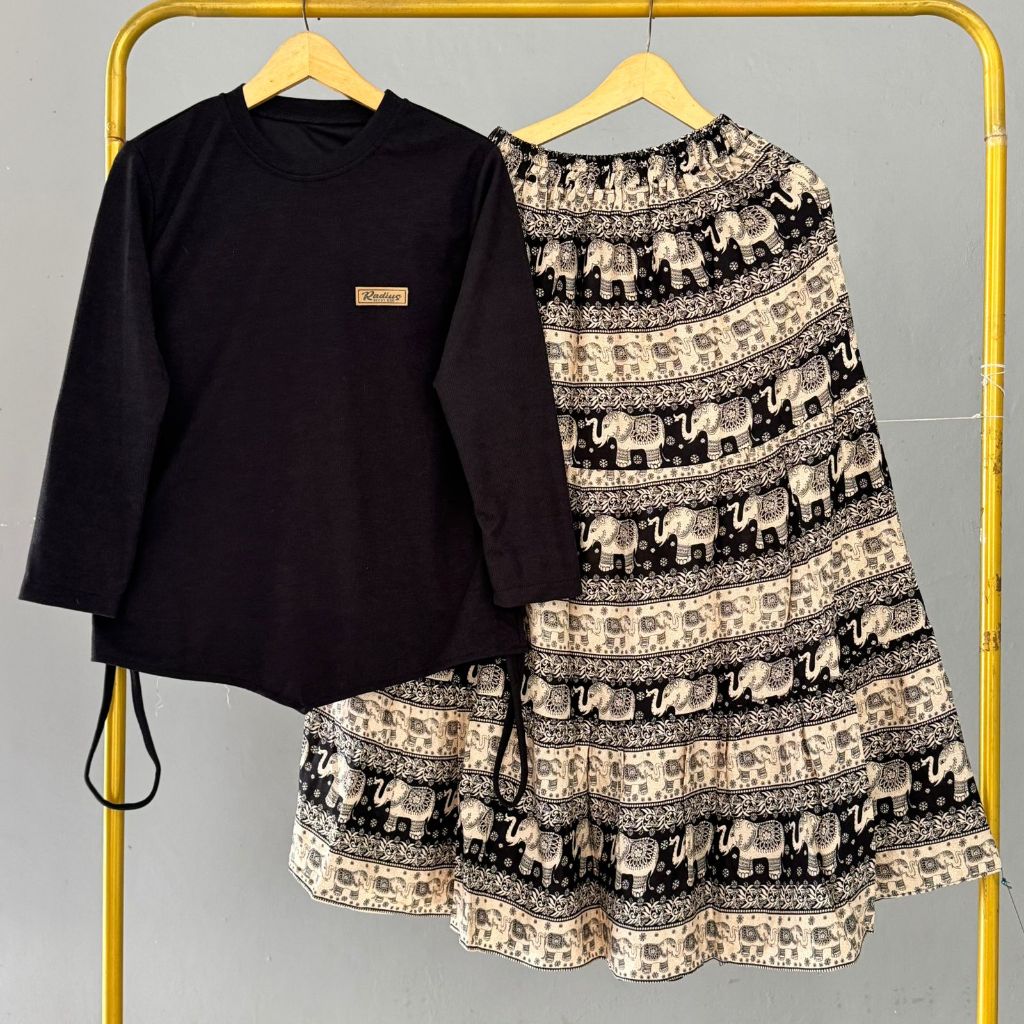 Jual Set Rok Knit Alena Super Nyaman Yang Lagi Tren Masa Kini | Shopee ...