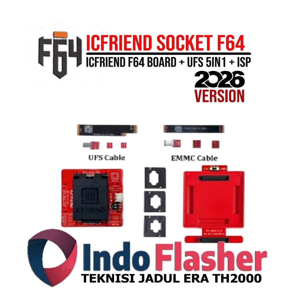 Jual ICFriend F64 Board + UFS 5IN1 + ISP - Socket UFS F64 Box Lite ...