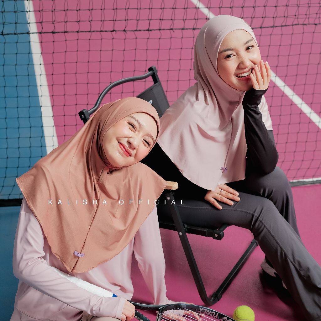 Kalisha - Zaida Jilbab Instan Jersey Tanpa Pet Ukuran M