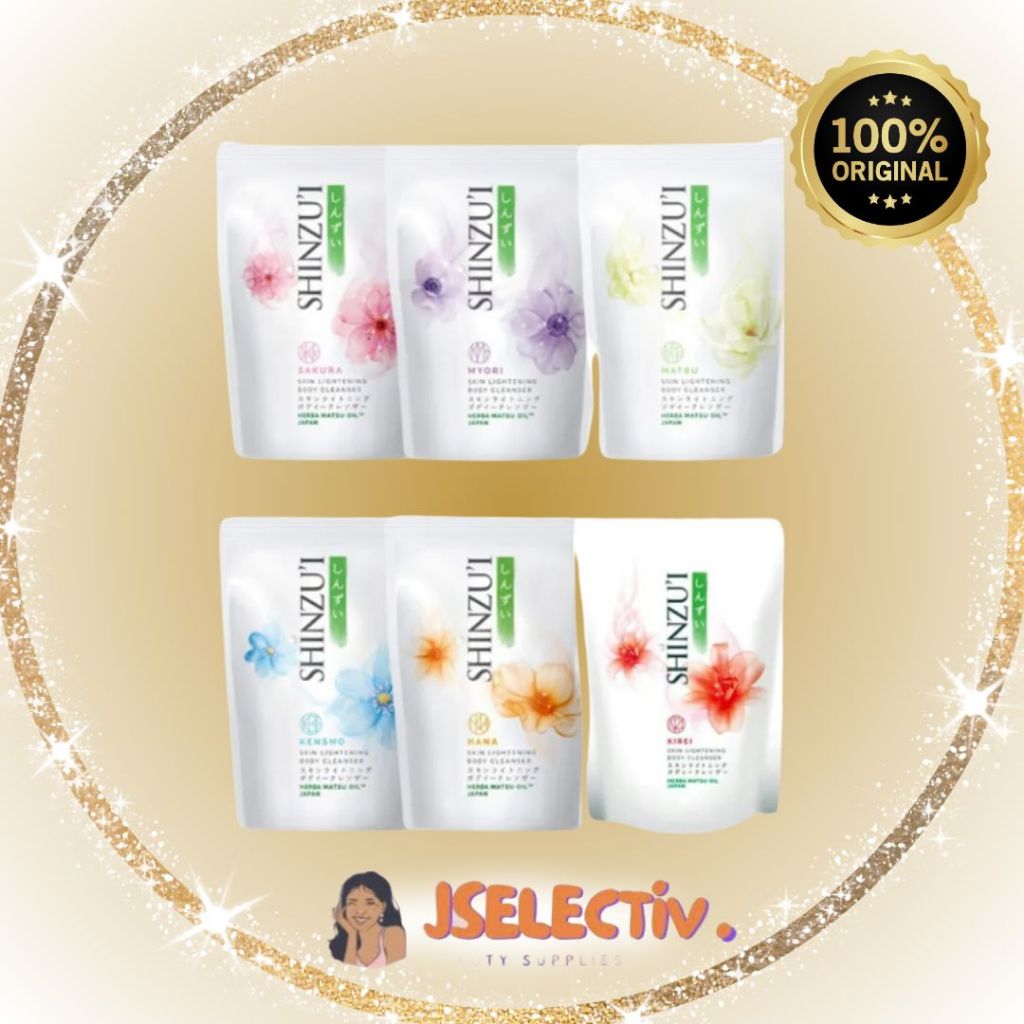 SHINZUI BODY WASH - BODY CLEANSER VARIAN LENGKAP // JSELECTIV X JHON KOSMETIK // SABUN MANDI SHINZUI - ORI️ BPOM COD