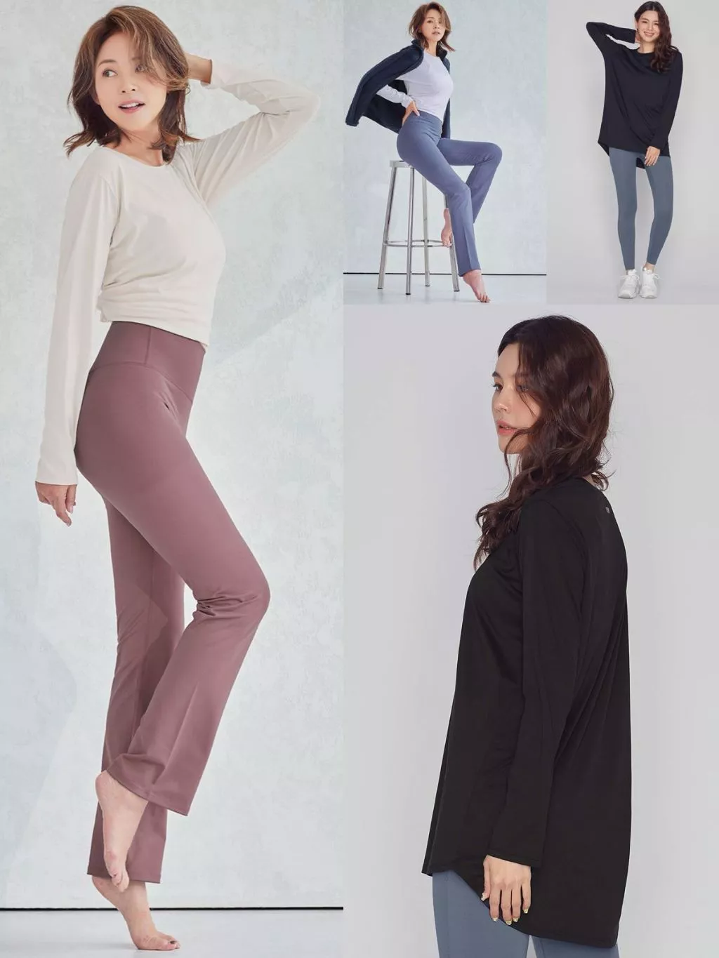 Kaos Lengan Panjang Wanita STL Uptown Stretch Round Long Tee Long Sleeve - 8163
