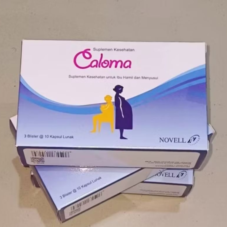 Jual CALOMA BOX ISI 30 KAPSUL SUPLEMEN IBU HAMIL & MENYUSUI | Shopee ...