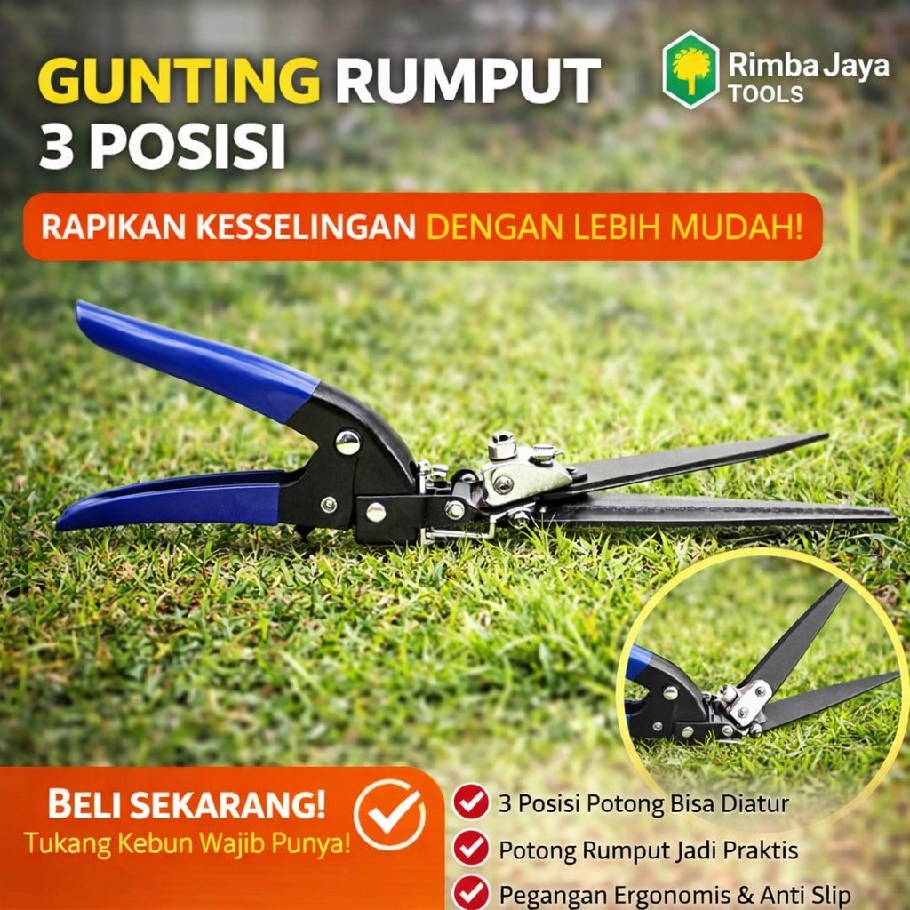 Jual Gunting Rumput 3 Fungsi Posisi - Alat Pemotong Gunting original ...