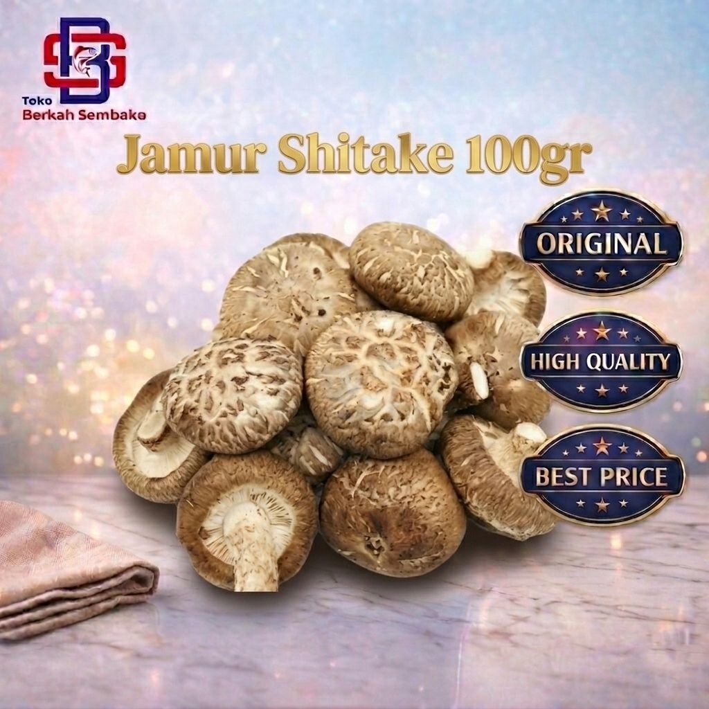 Jual Jamur Shitake 100gram / Shintake Shiitake Mushroom Dry Hioko Hioco ...