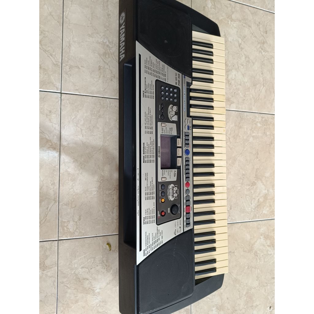 Jual KEYBOARD YAMAHA PSR 350 DISKET | Shopee Indonesia