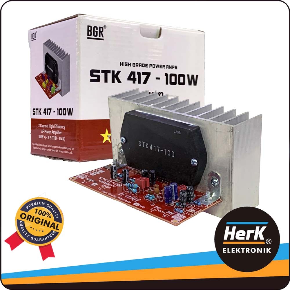 Jual KIT PLUS HEATSINK MEDIUM POWER STK 417-100 STEREO 100W – SANYO ...