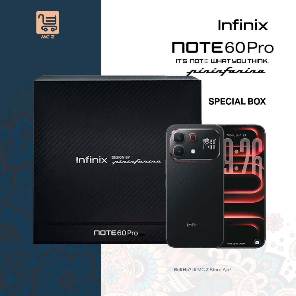 Jual Infinix NOTE 60 PRO Special Box | Pininfarina -12+12/256 GB ...