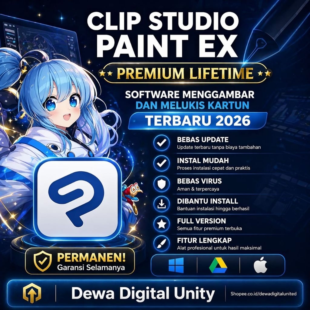 Jual Clip Studio Paint Terlengkap & Harga Terbaru Juni 2026 | Shopee ...