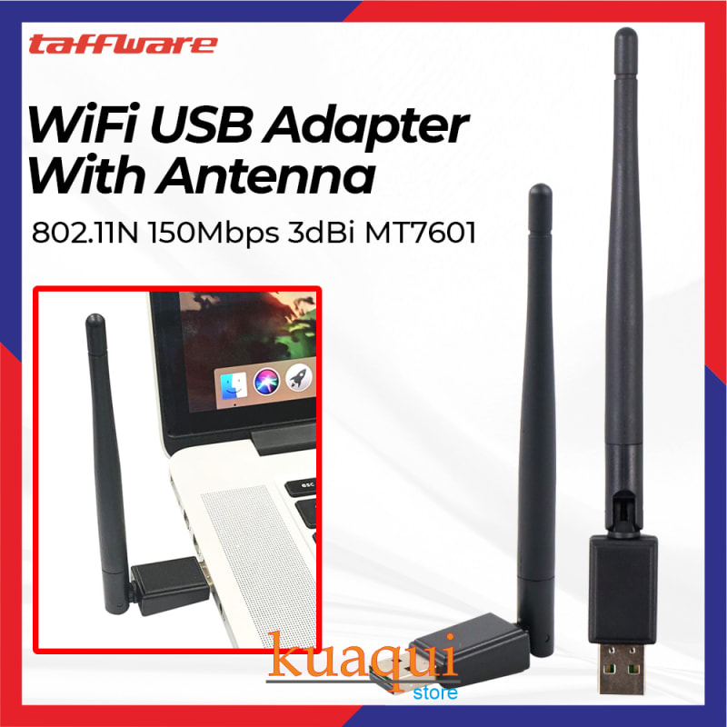 Jual WiFi USB STB Adapter 802.11N 150Mbps 3dBi MT7601 Matrik Mediatek ...