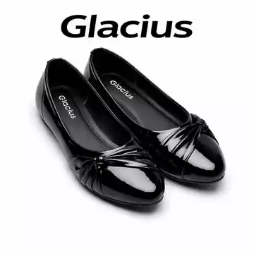 Flatshoes Wanita Hitam Elegan – Sepatu Flat Kerja Casual