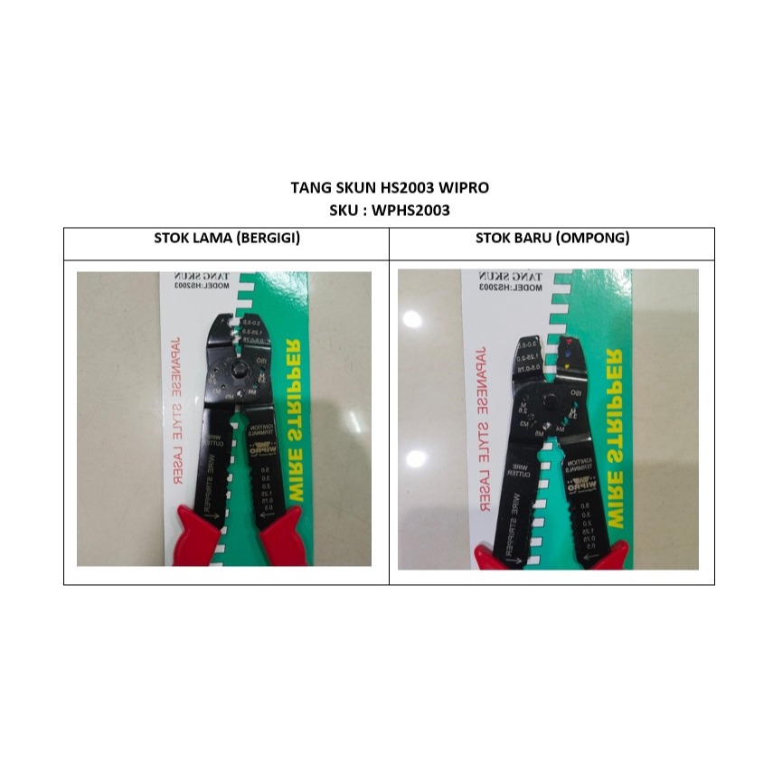 Jual [MANUAL] Tang Crimping Kabel WIPRO HS2003 - Ratchet Crimping ...