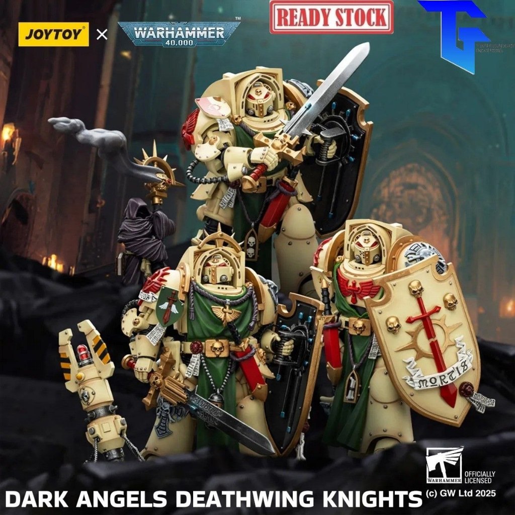 Jual JOYTOY 1/18 Warhammer 40K Dark Angels Deathwing Knight 1 With ...