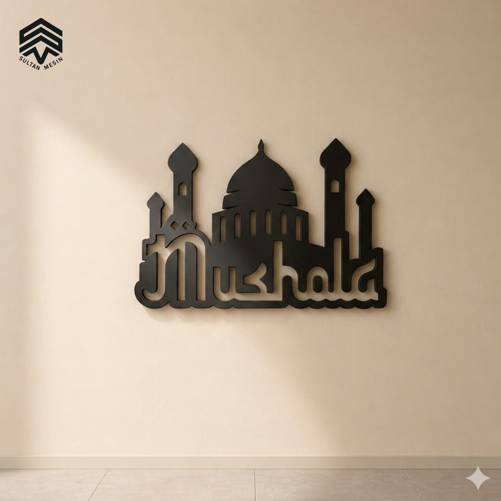 SULTAN MESIN - Dekorasi Dinding Sign Board Penunjuk Mushola