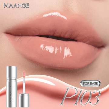 GET 10 OFF MAANGE Satin Lip Tint Transferproof Lip Glossy Lip Glow Serum Alami Warna Sempurna