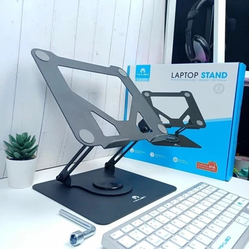 MIKUSO LS 070 Laptop Stand Portable Dan Foldable 360° Rotation Aluminum