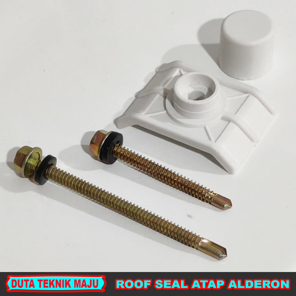 Jual Baut + Roof Seal 5cm 6cm 7cm Tutup Baut Roofing Putih / Alderon ...