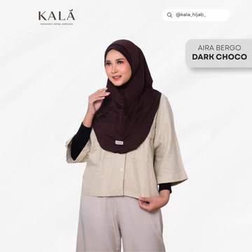 KALAHIJAB Aira Bergo All Size (SoftPad) Hijab Bergo Instan Breathable Spandex Hijab Daily Nyaman
