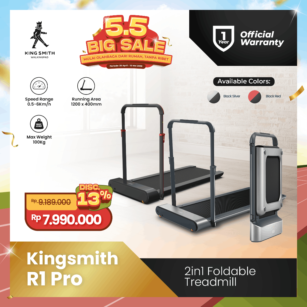 Jual Kingsmith Walking Pad R1 PRO Treadmill Portable Walkingpad ...