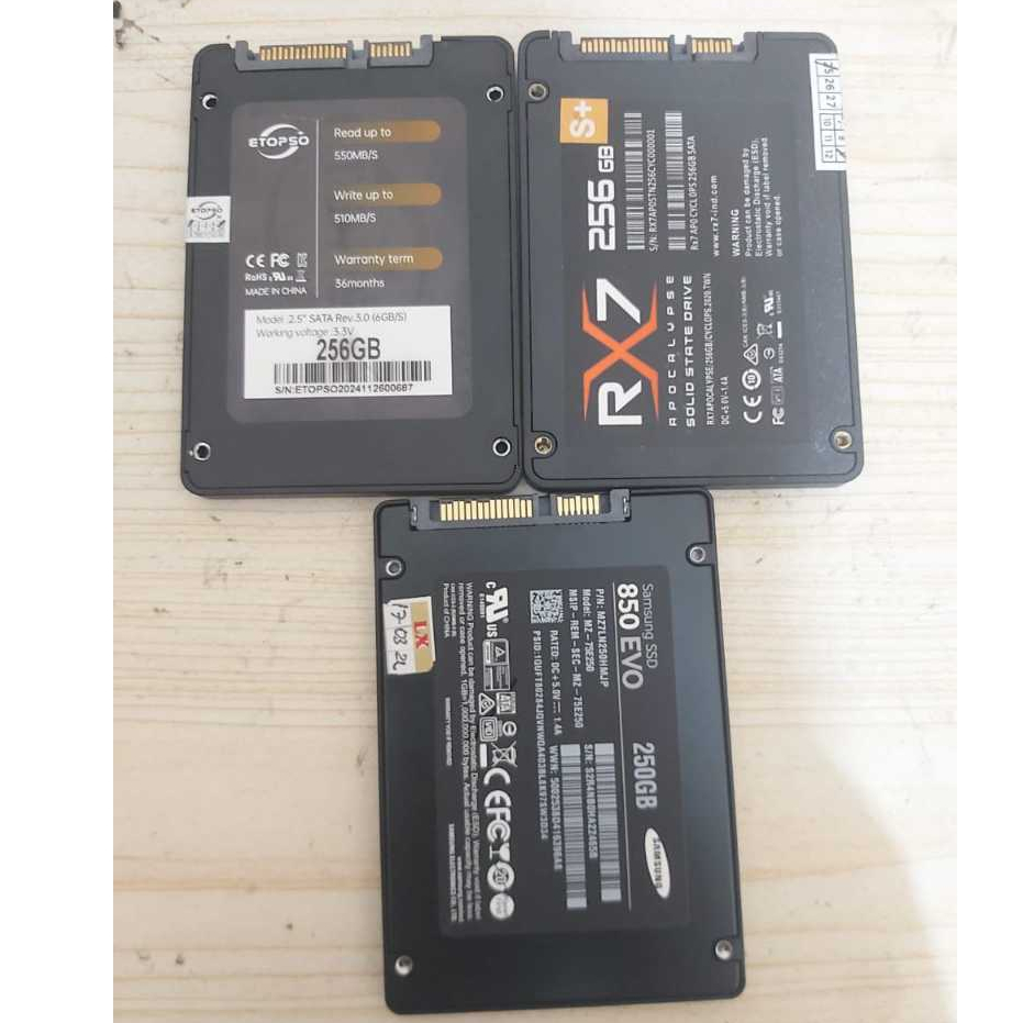 Jual SSD Sata 256 GB 512 GB Sentinel Health Bagus TBW Rendah128 GB ...