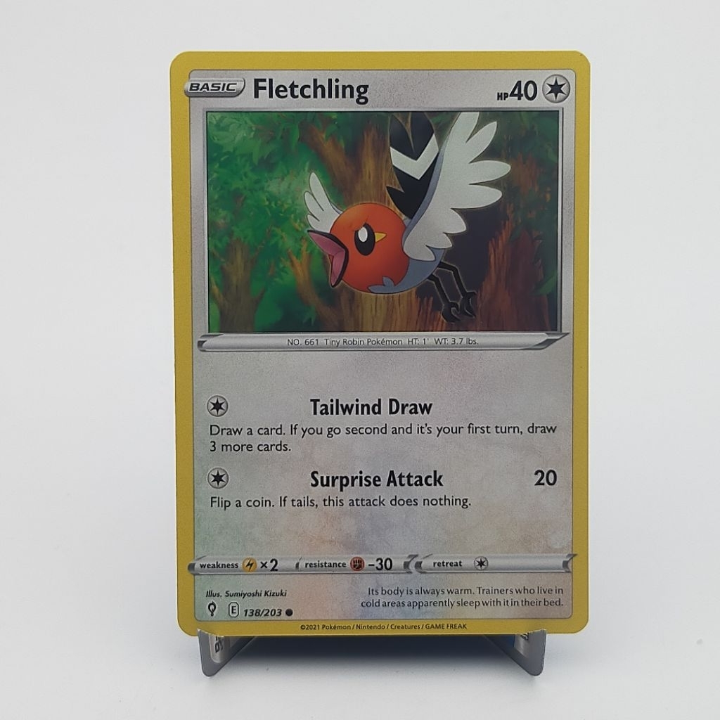 Jual Kartu TCG Pokemon EN Original Fletchling EVS Evolving Skies 138/203 |  Shopee Indonesia