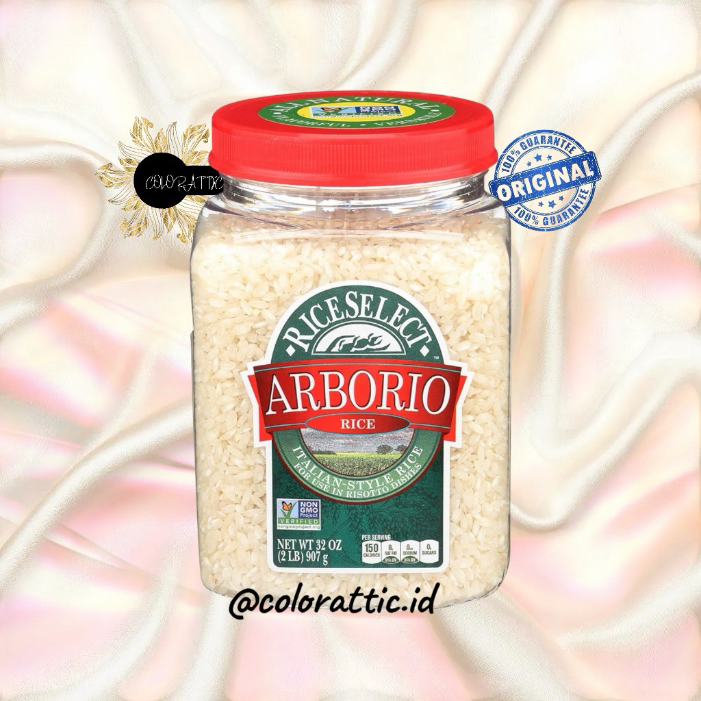 Jual RiceSelect Arborio Rice for Italian Risotto, Premium Gluten-Free ...