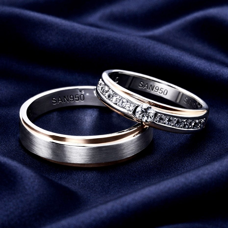 Jual SAN950 Cincin Nikah Couple Perak 950 C85 | Ring Tunangan Custom ...