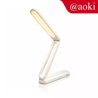 AOKI Lampu belajar lipat praktis 2400mah daya tahan lama dual baterai Baca Meja Kerja