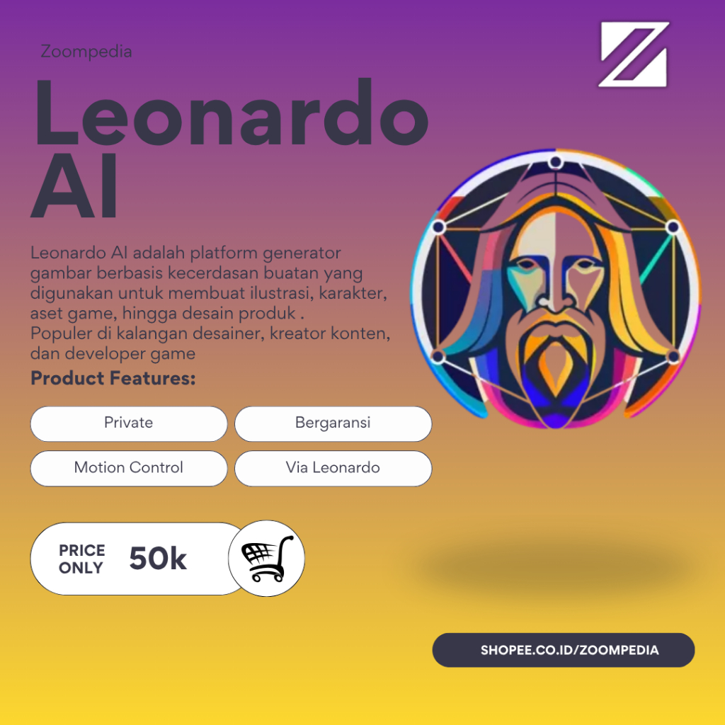 Leonardo AI Essentials 8500-25500 Tokens Private Bergaransi  Akun Private Original Legal Garansi AI Image Art Video Generator