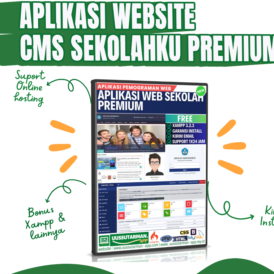 aplikasi website sekolah berbasis web