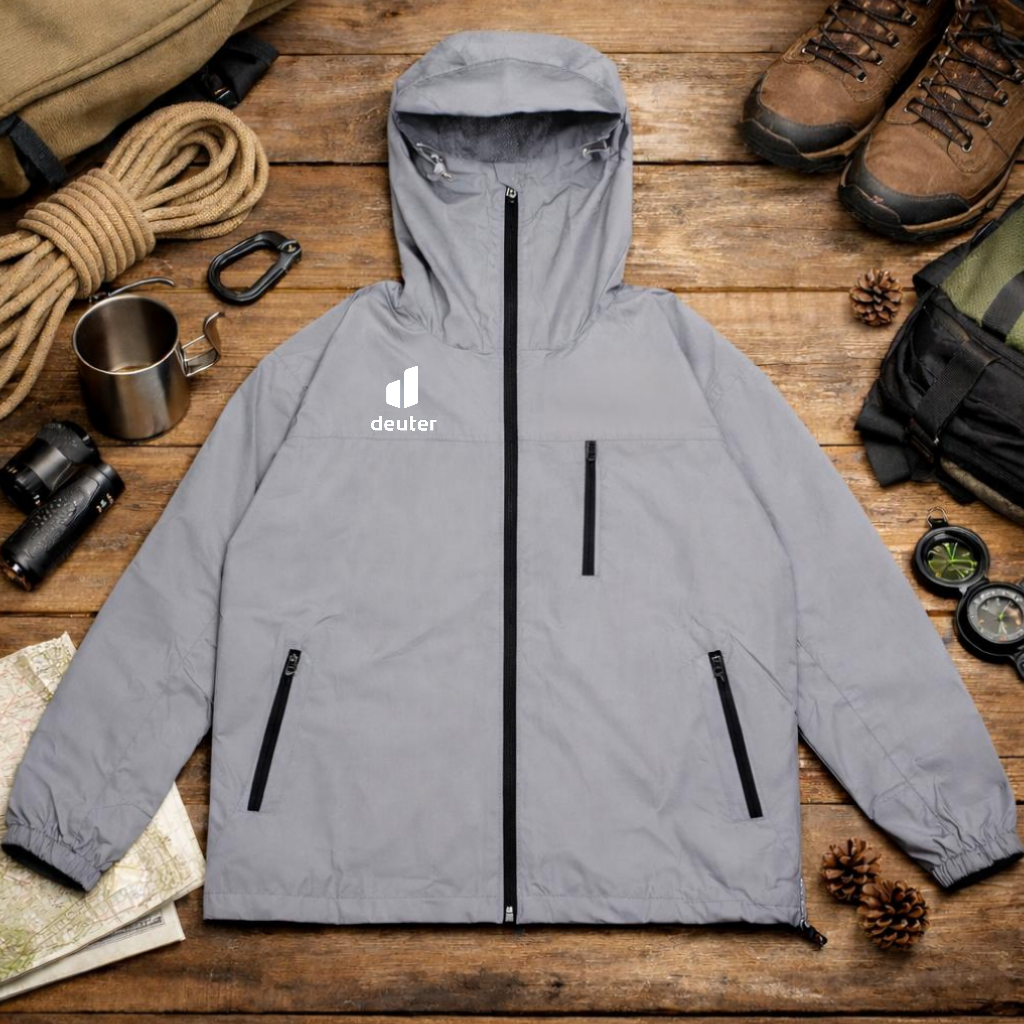 Jaket Windbreaker Waterproof Adventure Series Jaket Gunung Jaket Motor Pria Wanita Outdoor Camping