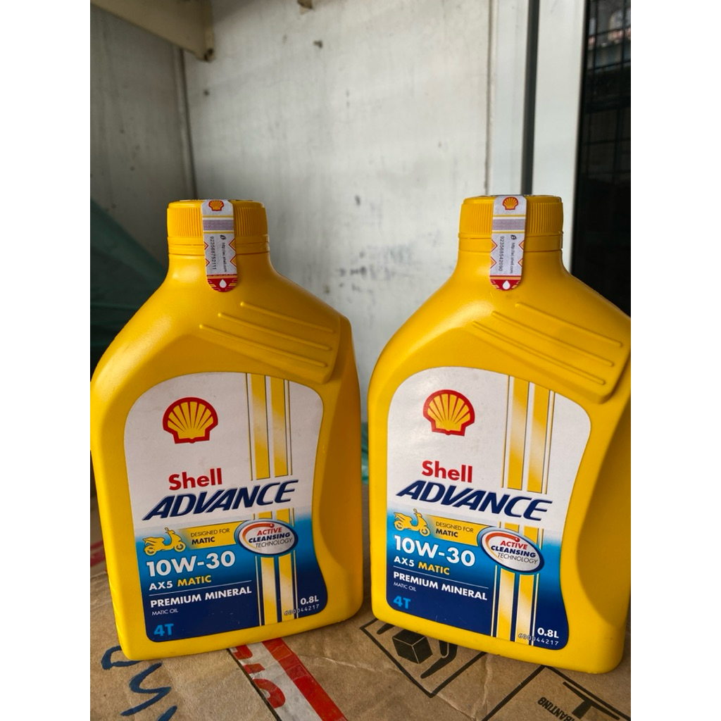 Jual OLI SHELL ADVANCE MATIC AX5 800ML 10W-30 OIL MESIN MOTOR SCOOTER 0 ...
