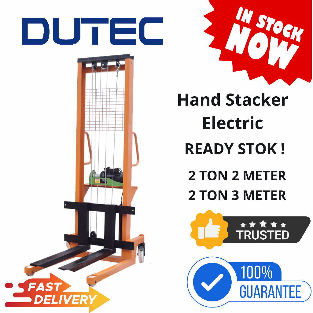 Jual Hand Stacker Electric/Forklift Electric/Hand lift Electric 2 Ton X ...