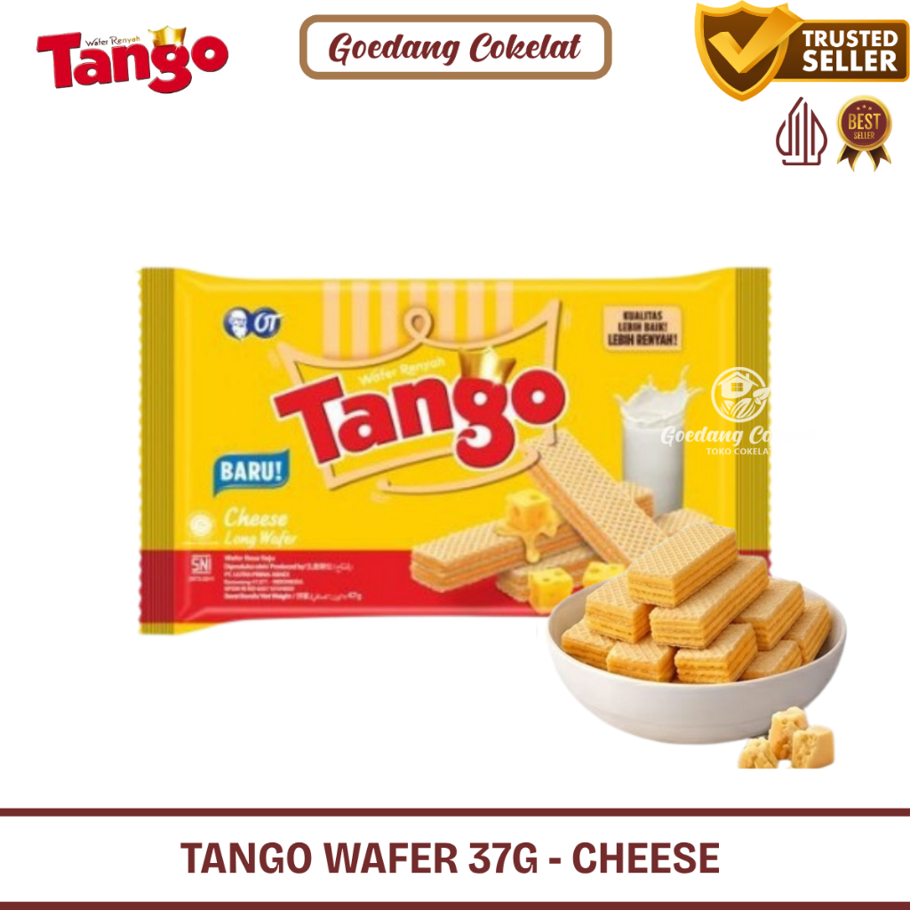 Jual Tango Wafer 37g - Snack Renyah Isi Krim Lezat Varian Rasa Coklat ...