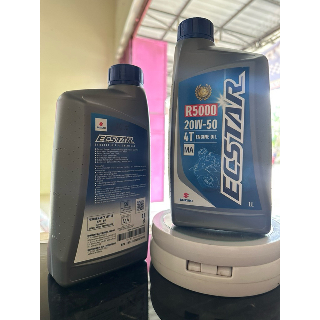 Jual Oli Mesin Motor Suzuki SGO ECSTAR R5000 1 Liter - 20W-50, Tahan ...
